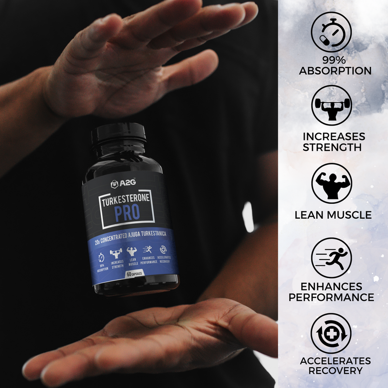 TURKESTERONE PRO | Ajuga Turkestanica Extract for Muscle Growth - a2glifestyle