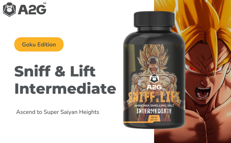 A2G Sniff & Lift Ammonia Smelling Salt- Goku Edition (Intermediates) - a2glifestyle